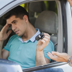 drunk driver handing over keys